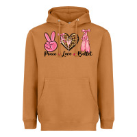 Meerkat peace love ballet Heavyweight Hoodie - NancyCooperArtShop