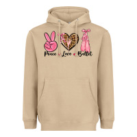 Mushroom peace love ballet Heavyweight Hoodie - NancyCooperArtShop