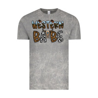 Cloud Rock western babe Vintage Tee - CowhideDigitalArt