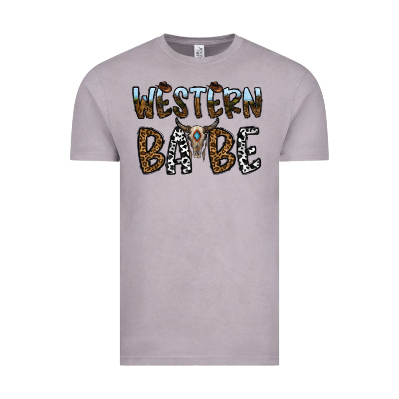 Western Babe Vintage Tee by CowhideDigitalArt | Teevron