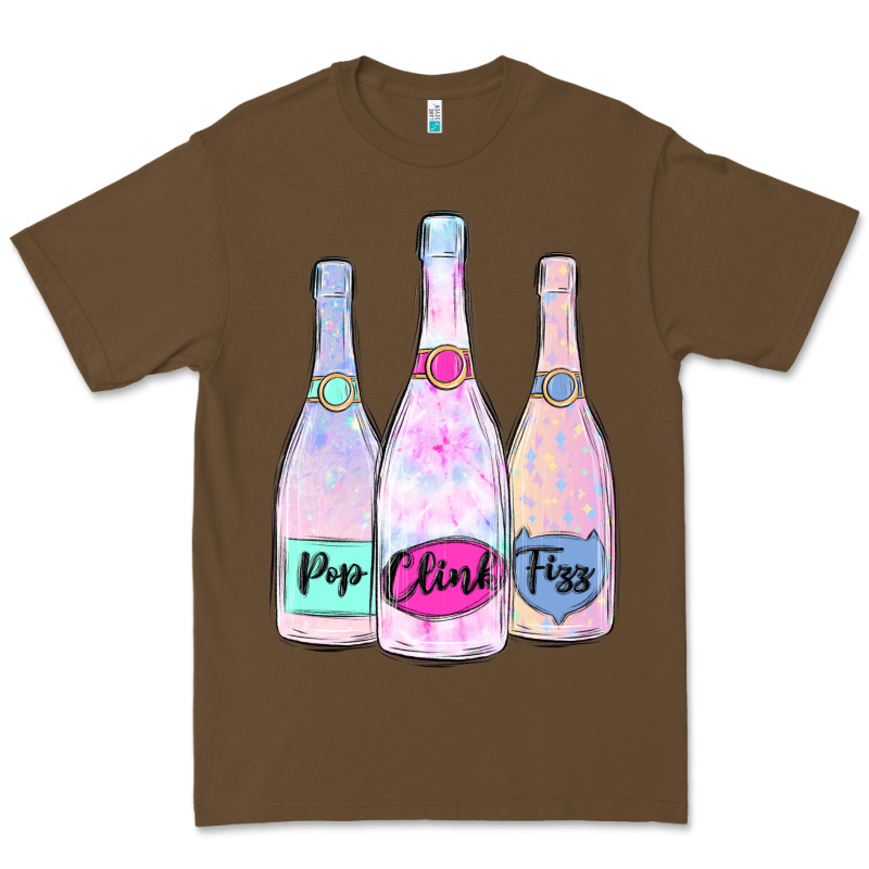 Pop Clink Fizz Champagne Bubbly Premium Tee by MaliasSmallBusiness | Teevron