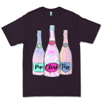 Plum pop clink fizz champagne bubbly Premium Tee - MaliasSmallBusiness