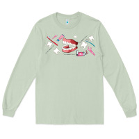 Matcha dentist elements Long Sleeve Tee - AdoDesignShop