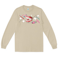 Mushroom dentist elements Long Sleeve Tee - AdoDesignShop