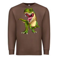 Chestnut T-rex Premium Sweatshirt - MaliasSmallBusiness