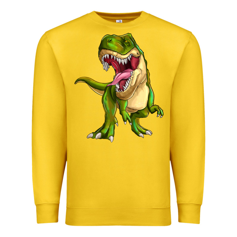 T-rex Premium Sweatshirt by MaliasSmallBusiness | Teevron
