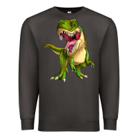 Smoke T-rex Premium Sweatshirt - MaliasSmallBusiness