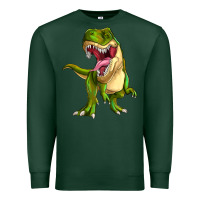 Sports Green T-rex Premium Sweatshirt - MaliasSmallBusiness