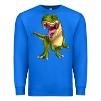 True Royal T-rex Premium Sweatshirt - MaliasSmallBusiness