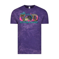 Cloud Purple with god all things are possible race Vintage Tee - AdoDesignShop