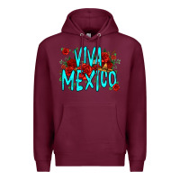Burgundy viva mexico long live mexico Premium Hoodie - Jasminsmagicworld