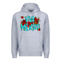 Heather Grey viva mexico long live mexico Premium Hoodie - Jasminsmagicworld