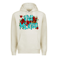 Oatmeal Heather viva mexico long live mexico Premium Hoodie - Jasminsmagicworld