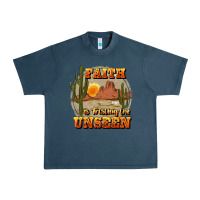 Midnight Navy faith is trusting the unseen Urban Heavy Tee - JahusDesignShop