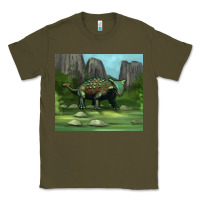 Army Green ankylosaurus tumbler Classic Tee - Artiststas