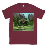 Burgundy ankylosaurus tumbler Classic Tee - Artiststas