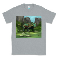 Heather Grey ankylosaurus tumbler Classic Tee - Artiststas
