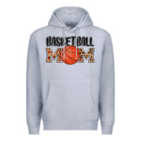 Heather Grey basketball mom Premium Hoodie - AdoDesignShop