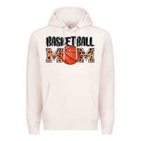 Pale Pink basketball mom Premium Hoodie - AdoDesignShop