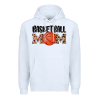White basketball mom Premium Hoodie - AdoDesignShop
