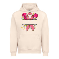 Sandshell Personalized Breast Cancer ribbon Urban Hoodie - NancyCooperArtShop