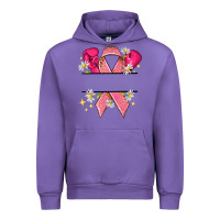 Tulip Personalized Breast Cancer ribbon Urban Hoodie - NancyCooperArtShop