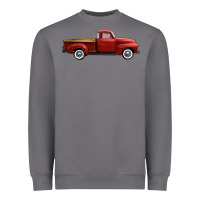 Storm western red truck right side view Heavyweight Sweatshirt - FaDigitalArtStudio