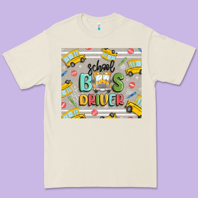 Premium Tee school bus driver