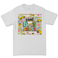 Dove Grey school bus driver Premium Tee - MaliasSmallBusiness