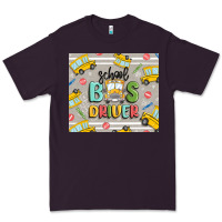 Plum school bus driver Premium Tee - MaliasSmallBusiness