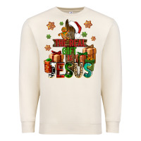 Sandshell The real gift is Jesus Premium Sweatshirt - NancyCooperArtShop