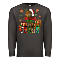 Smoke The real gift is Jesus Premium Sweatshirt - NancyCooperArtShop