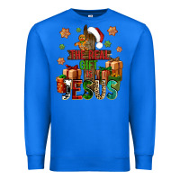 True Royal The real gift is Jesus Premium Sweatshirt - NancyCooperArtShop