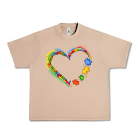 Burro autism heart Urban Heavy Tee - JahusDesignShop