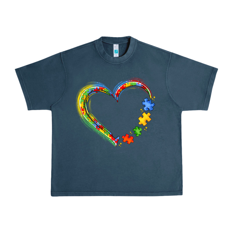Autism Heart Urban Heavy Tee by JahusDesignShop | Teevron