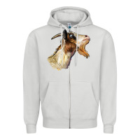 Dove Grey Tennessee Goat Head Zipper Hoodie - LillyAllenDesigns