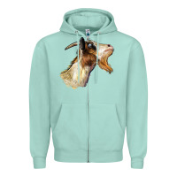 Seafoam Tennessee Goat Head Zipper Hoodie - LillyAllenDesigns