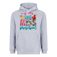 Heather Grey little miss preschool Heavyweight Hoodie - NancyCooperArtShop