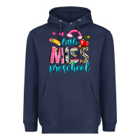 Navy little miss preschool Heavyweight Hoodie - NancyCooperArtShop