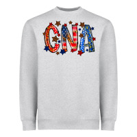 Heather Grey cna america Heavyweight Sweatshirt - RacoonDesign