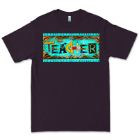 Plum teacher license plate Premium Tee - BarkalooDesign