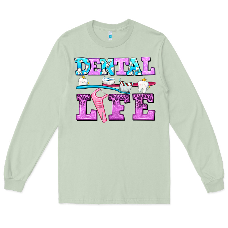 Dental Life With Teeth Long Sleeve Tee by AdoDesignShop | Teevron
