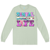 Matcha dental life with teeth Long Sleeve Tee - AdoDesignShop