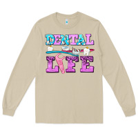 Mushroom dental life with teeth Long Sleeve Tee - AdoDesignShop