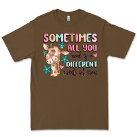 Cacao sometimes all you need is a different point of  vi Premium Tee - MaliasSmallBusiness