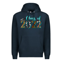 Navy class of 2022 graduation Premium Hoodie - BarkalooDesign