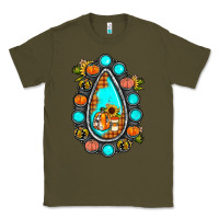 Army Green gemstone pumpkin fall Classic Tee - JahusDesignShop