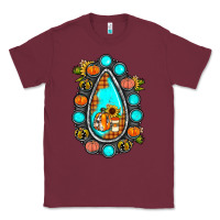 Burgundy gemstone pumpkin fall Classic Tee - JahusDesignShop