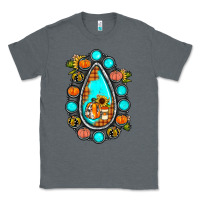 Charcoal Heather gemstone pumpkin fall Classic Tee - JahusDesignShop