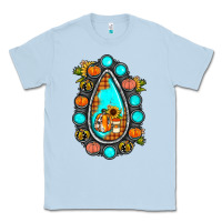 Dusty Blue gemstone pumpkin fall Classic Tee - JahusDesignShop